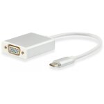Equip Adapter USB-C -> VGA HD15 1920x1080/60Hz 0.15m si