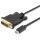 Equip Adapter USB-C -> DVI-D (24+1) 1920x1200/60Hz 1.80m sw Polybeutel