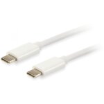 Equip Kabel USB-C 3.2 -> C Plat. St/St 2.00m 3A...