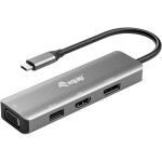 Equip Adapter USB-C -> HDMI/DisplayPort/VGA...
