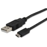 Equip Kabel USB-A 2.0 -> C St/St 1.00m 3A 480Mbps sw...