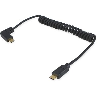 Equip Kabel USB-C 2.0 -> C wink. St/St 1.00m 3A 480Mbps sw