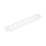 Equip Patchpanel 10" mit Keystone Montage 1U. grau