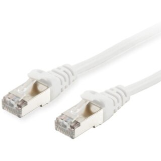 Equip Patchkabel Cat6A S/FTP 2xRJ45 10.00m weiß LSZH Polybeutel