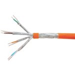 Equip Instal.Kab Cat7 S/FTP 4P23 200.00m orange LSZH