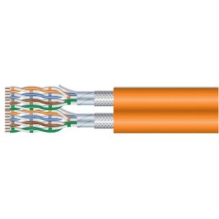 Equip Instal.Kab Cat7 S/FTP 1000.00m orange Dup LSZH