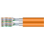 Equip Instal.Kab Cat7 S/FTP 1000.00m orange Dup LSZH