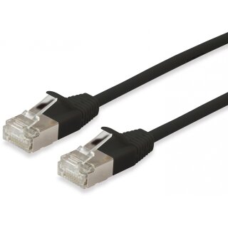 Equip Patchkabel Cat6A F/FTP 2xRJ45 7.00m sw Slim LSZH Polybeutel