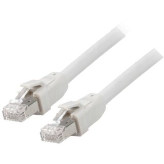 Equip Patchkabel Cat8.1 S/FTP 2xRJ45 0.50m grau LSZH Polybeutel