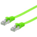 Equip Patchkabel Cat6A U/FTP 2xRJ45 0.50m grün Flach...