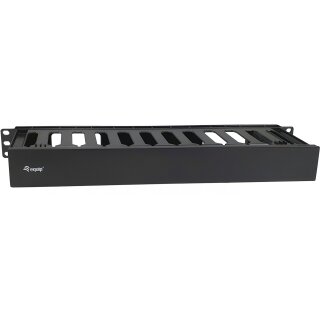 Equip 19" Kabelmanagement Panel abnehmbare Heckplatte sw