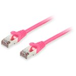 Equip Patchkabel Cat6A S/FTP 2xRJ45 0.15m pink LSZH...