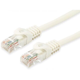 Equip Patchkabel Cat6A U/UTP 2xRJ45 7.50m weiß LSZH Polybeutel
