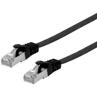Equip Patchkabel Cat6A U/FTP 2xRJ45 3.00m sw Flach LSZH Polybeutel