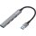 Equip USB-Hub 4-Port 3.0 ->1x3.0 3x2.0 5Gbps o.Netzteil gr