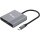 Equip Dock USB-C->HDMI.USB-A.100WPD 25cm gr