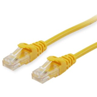 Equip Patchkabel Cat6 U/UTP 2xRJ45 0.25m gelb Polybeutel