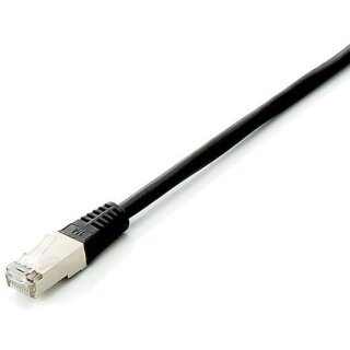 Equip Patchkabel Cat6A 5x/set S/FTP 2xRJ45 10.00m sw Plat.