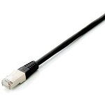 Equip Patchkabel Cat6A 5x/set S/FTP 2xRJ45 10.00m sw Plat.