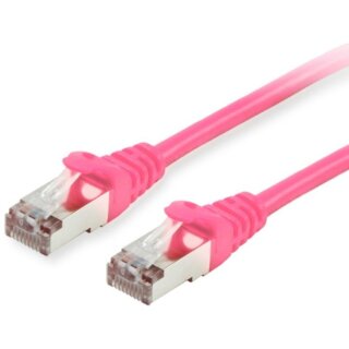 Equip Patchkabel Cat6 S/FTP 2xRJ45 50.00m pink LSZH Polybeutel