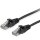 Equip Patchkabel Cat6 U/UTP 2xRJ45 0.15m schwarz Polybeutel