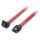 Equip Flachkabel SATA 6Gbps 1.00m 1x unten gewinkelt Polybeutel