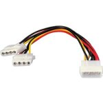 Equip Stromkabel Y-Kabel 1x 13.3cm > 2x 13.3cm St/Bu...