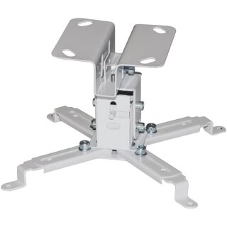 Techly Deckenhalterung f. Beamer. ausziehbar. 130mm. silber