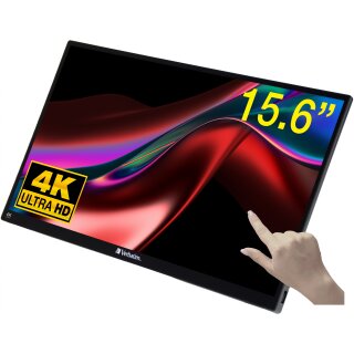 Verbatim PMT-15 4K Portable Touchscreen Monitor 15.6" 4K UHD