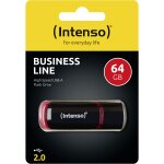 STICK 64GB USB2.0 Intenso 64GB USB 2.0 Typ A black - red...