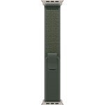 APPLE 49mm Green TrailLoop-M/L - Natural Titanium Finish