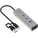 D I-TEC Universal Charging Metal HUB 2x USB-C 3.2 Gen.1 +...
