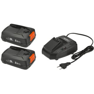 Gardena Starter-Kit P4A 2 x PBA 18V/45 2.5 Ah + AL 1830 CV