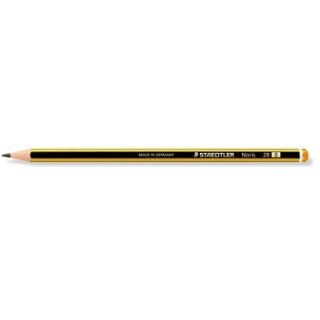 STAEDTLER Bleistift Noris 2B 100% PEFC 12 Stück Sechskant