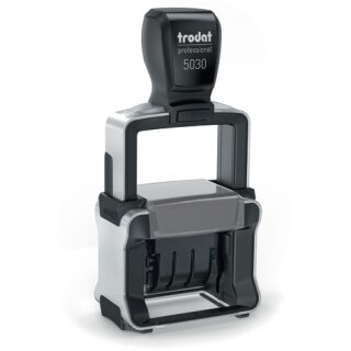 trodat Datumstempel Professional 4.0+Kissen schw 5030