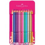 FABER-CASTELL Buntstifte Sparkle 12er Metalletui