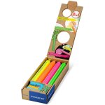 STAEDTLER Buntstifte Noris junior neon 4 Farben + Spitzer