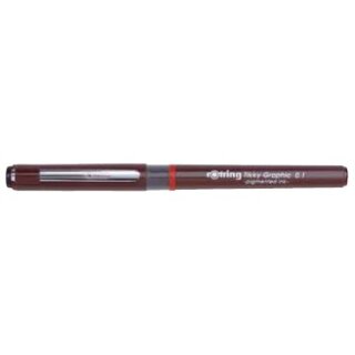 ROTRING Feinfaserschreiber Tikky Graphic 0.3mm Schwarz 1 Stk