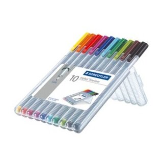 STAEDTLER Fineliner triplus 10 St box