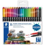 STAEDTLER Fasermaler D.spitze permanent 36ST