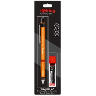 ROTRING Feinminenstift Visuclick 0.7+Minendose Blister