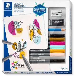 STAEDTLER "Design Journey" LineArt & Botanical Set 10-teilig retail