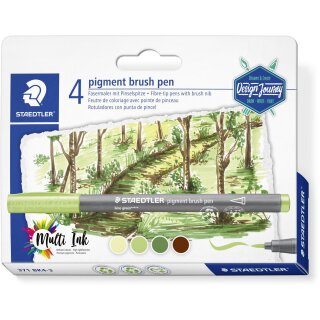 STAEDTLER "Design Journey" Forest Colors Set 4-teilig retail