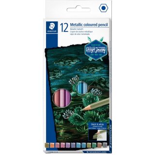 STAEDTLER "Design Journey" Buntstifte metallic 12-Set FSC retail