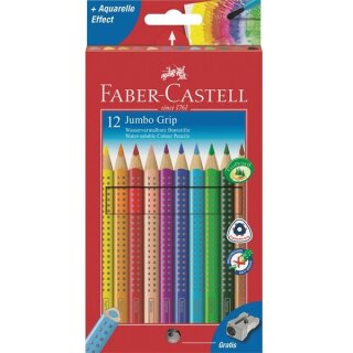 FABER-CASTELL Buntstift Jumbo Grip 12er-Kartonetui