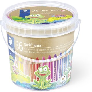 STAEDTLER Buntstifte Noris junior 36 Stk. im Eimer retail