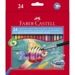 FABER-CASTELL Buntstift Kinder Aquarell 24erKartonetui