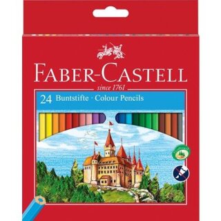 FABER-CASTELL Buntstift Castle 24er Kartonetui