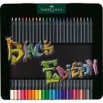FABER-CASTELL Buntstifte Black Edition 24er Metalletui