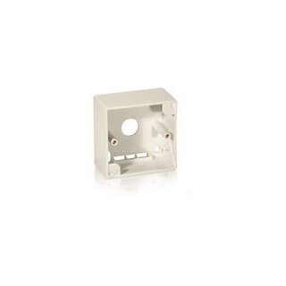 Equip Aufputz-Halterung für Frontplatten RAL 1013 Perlweiß